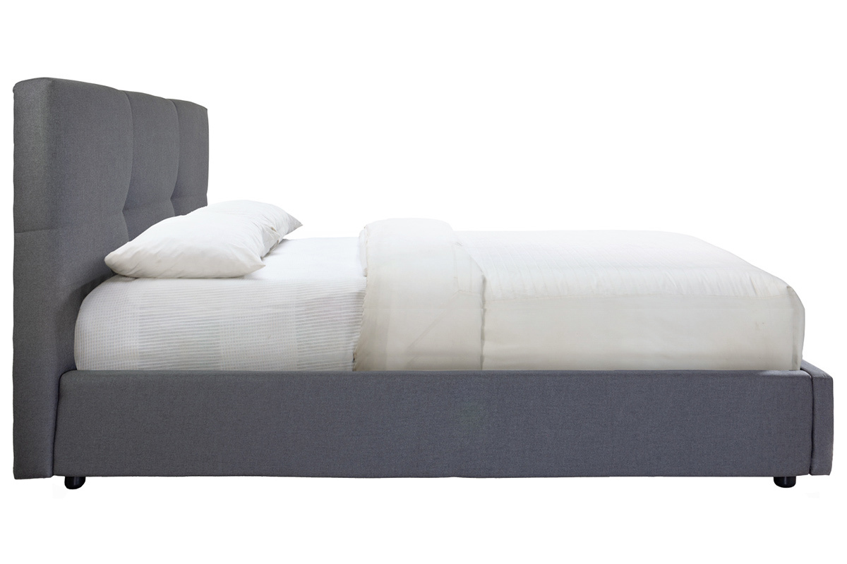 Himmelbett Lattenrost 160*200cm graue Farbe SOGNO