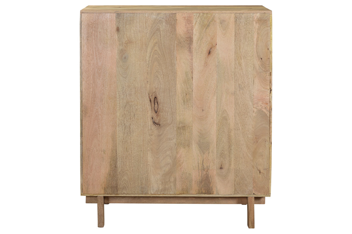 Hochwertiges Mango- und Messingsideboard ZAIKA