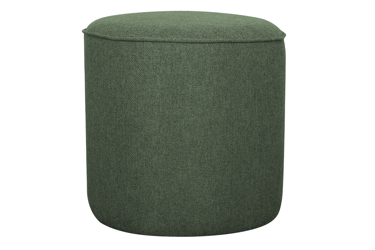 Hocker aus Stoff Khaki D 40 cm COQ