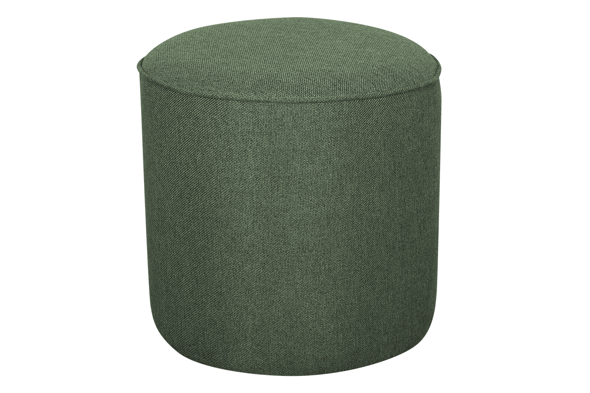 Hocker aus Stoff Khaki D 40 cm COQ