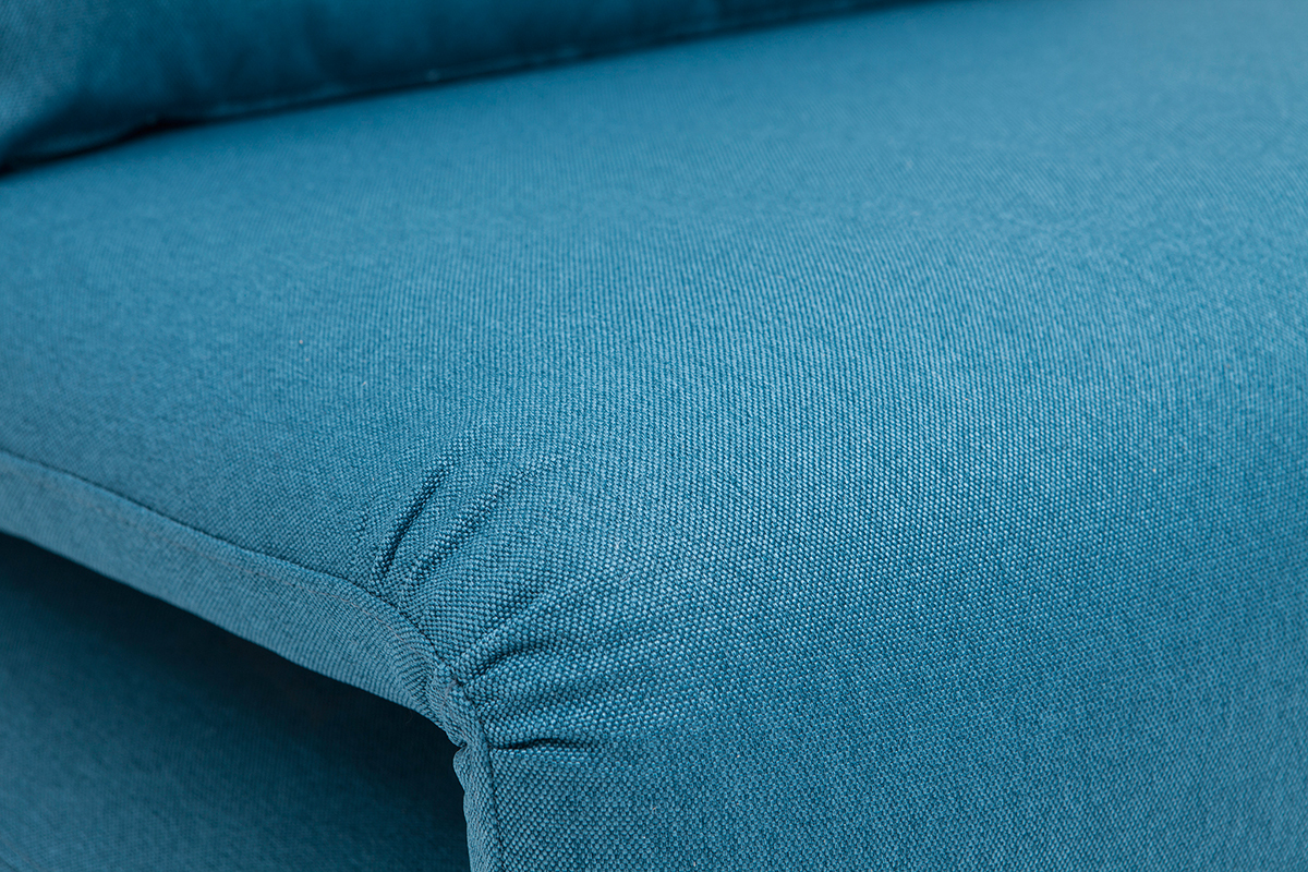 Kaminsessel verstellbar blauer Stoff SLEEPER