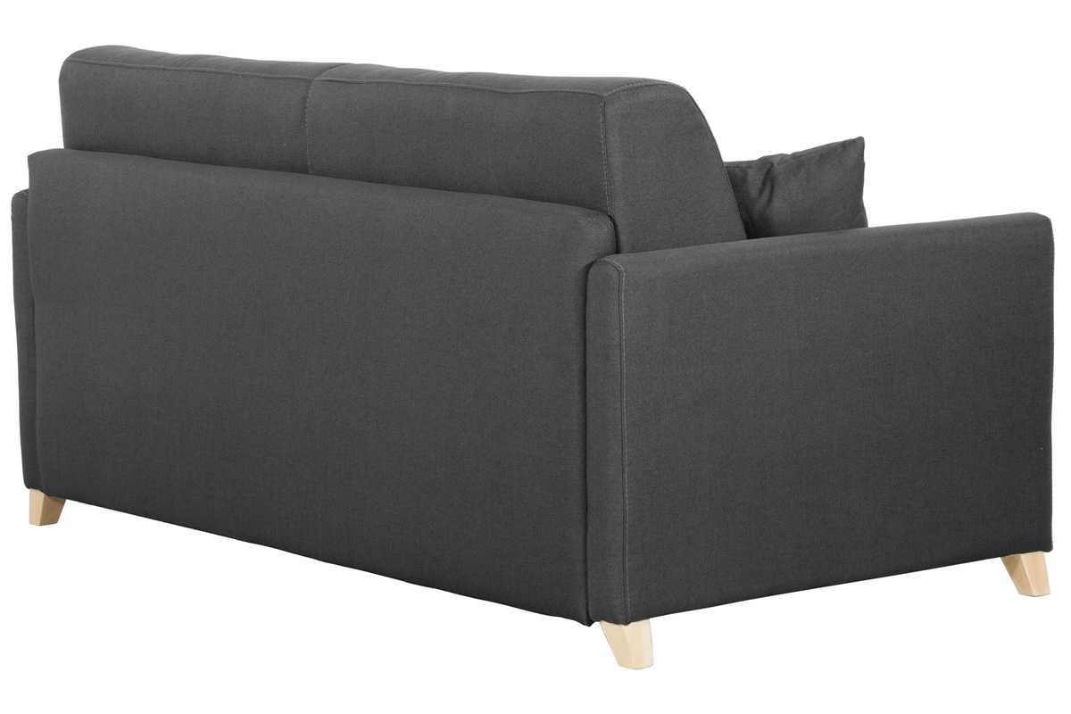 Perlgraues skandinavisches 3-Sitzer-Sofabett SKANDY