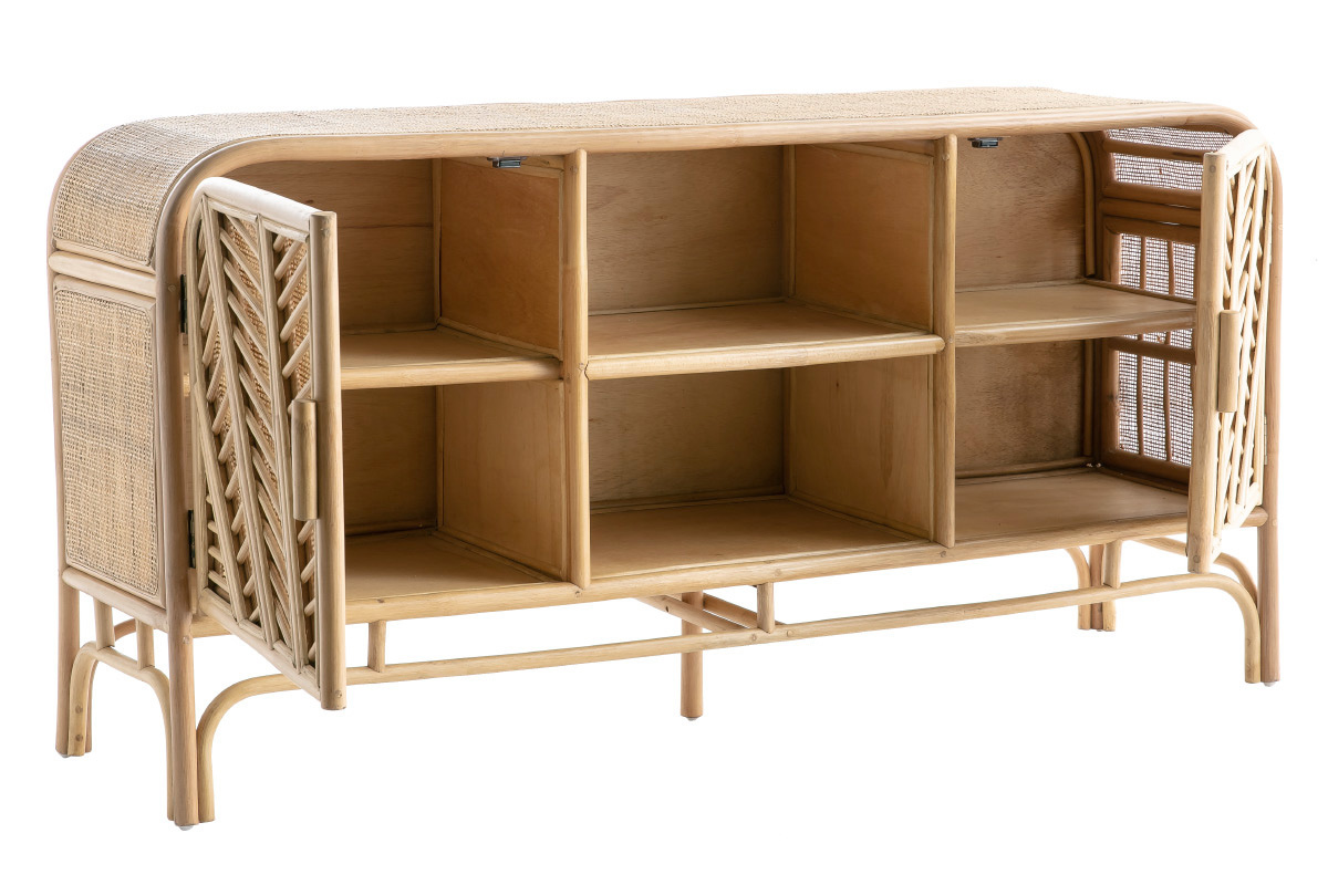 Rattan-Sideboard mit 2 Tren GALON