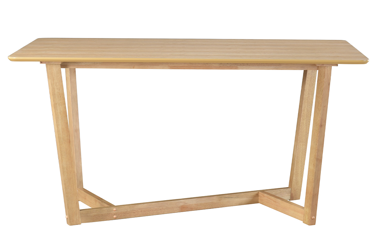 Rechteckiger Design-Tisch aus hellem Holz L150 cm KOUK