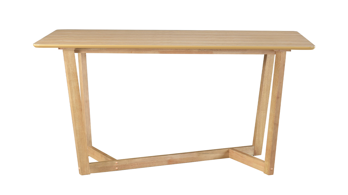 Rechteckiger Design-Tisch aus hellem Holz L150 cm KOUK