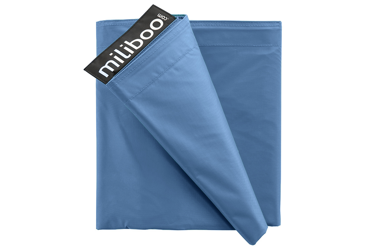 Riesen Poufs-Hlle in Entenblau BIG MILIBAG