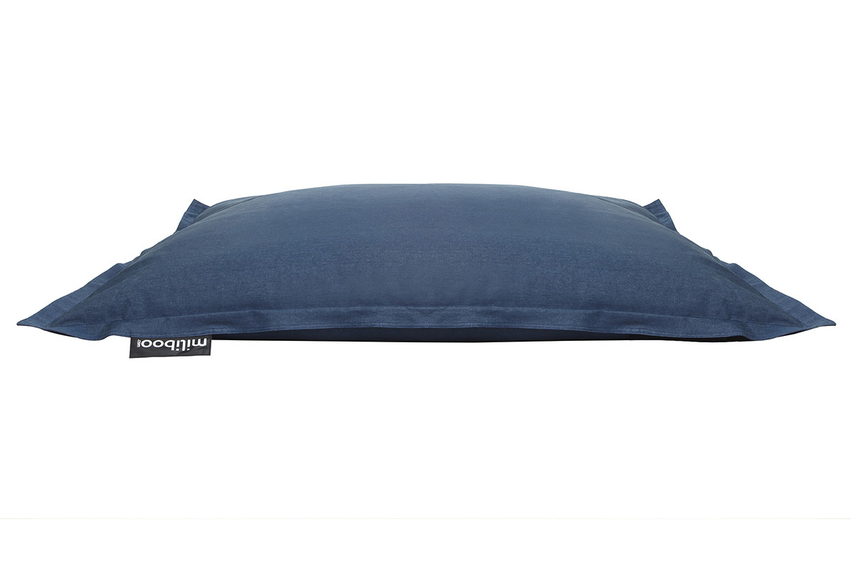 Riesiges Sitzsack-Cover aus blauer Baumwolle JEANS BIG MILIBAG