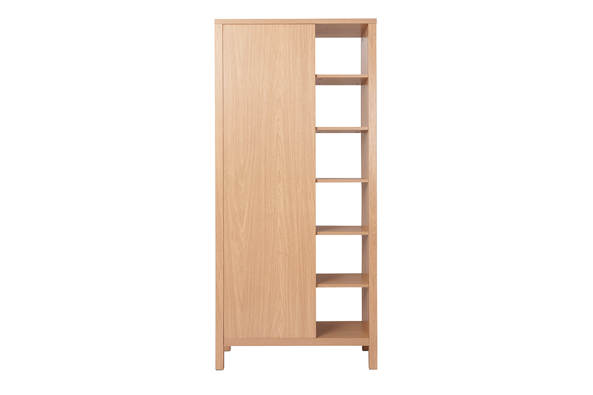 Schrank Flur mit Garderobe und Regalen Eiche GUMBY