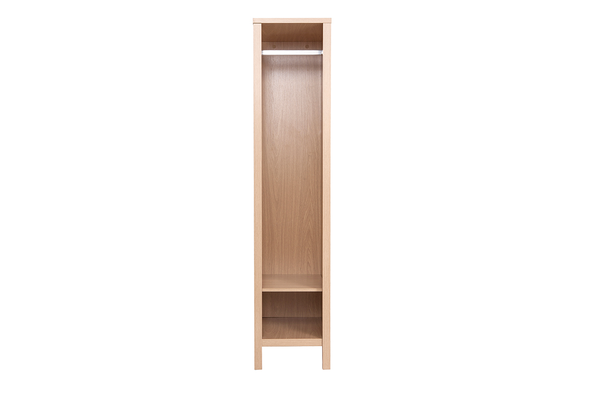 Schrank Flur mit Garderobe und Regalen Eiche GUMBY