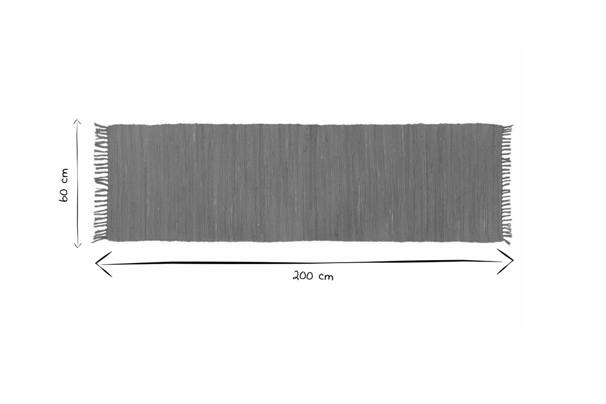 Seladongrner Teppich 60 x 200 cm AUBAGNE