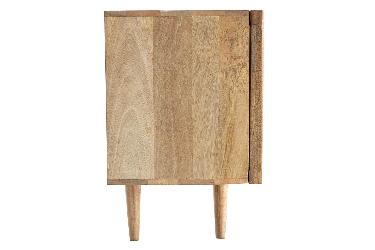 Sideboard mit Schiebetren ALBA aus massivem Mangoholz