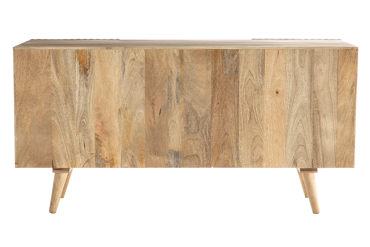 Sideboard mit Schiebetren ALBA aus massivem Mangoholz