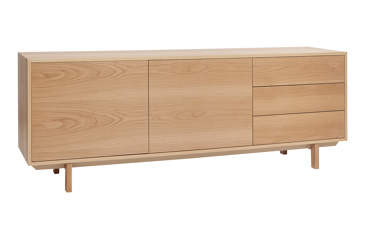 Sideboard skandinavisch helles Holz B195cm SID