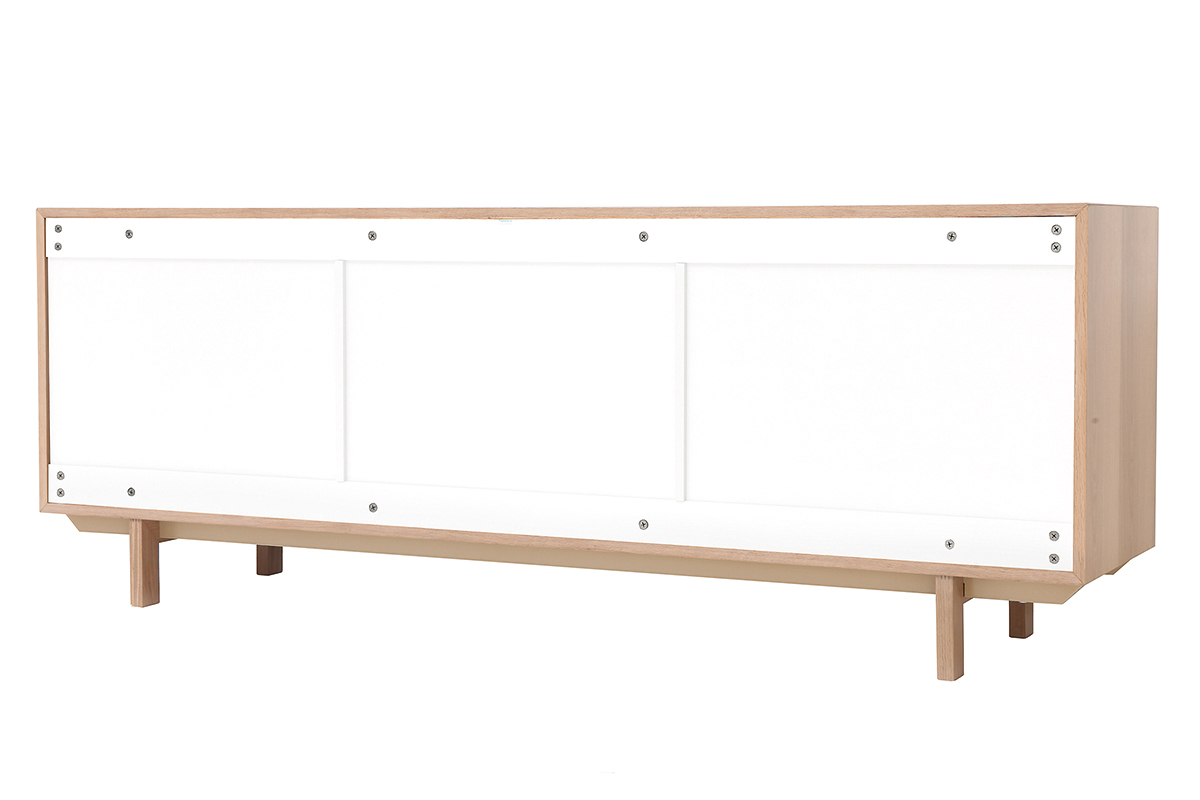 Sideboard skandinavisch Holz Wei 195 cm SID