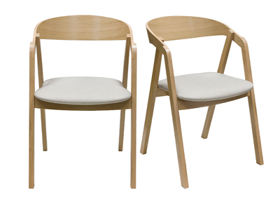 Classico Stuhl mit Armlehne & Streifen Muster ST02