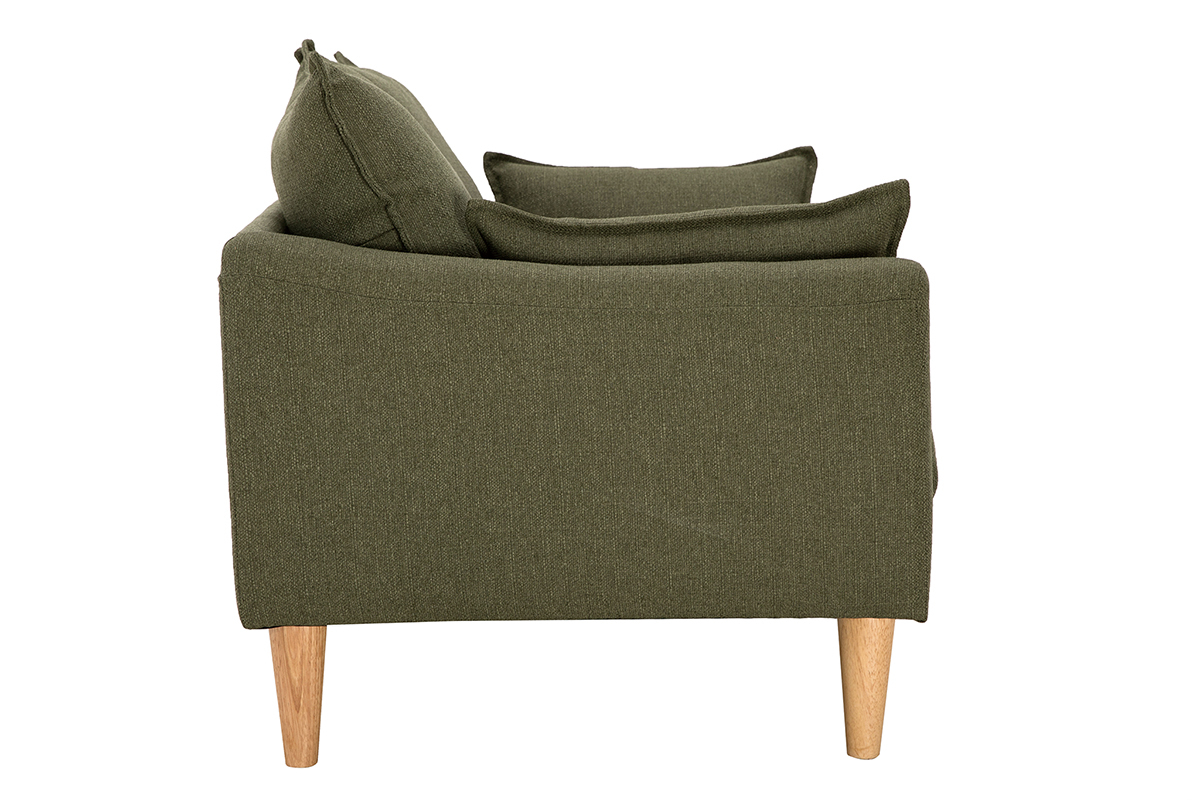 Skandinavisches 2-Sitzer-Sofa Khaki KATE