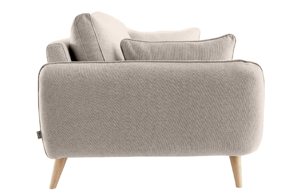 Skandinavisches 3-Sitzer-Sofa beige CREEP