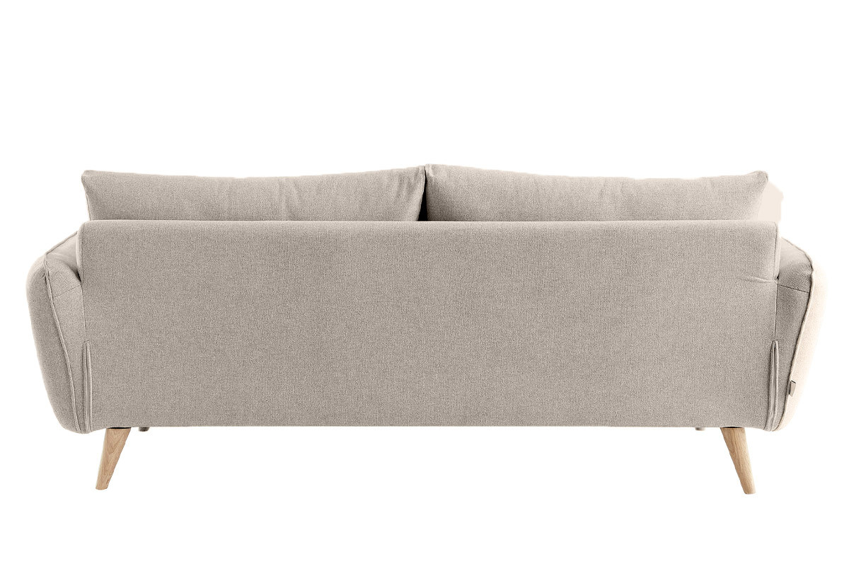 Skandinavisches 3-Sitzer-Sofa beige CREEP