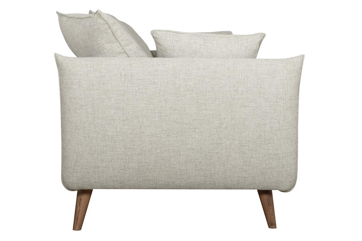 Skandinavisches 3-Sitzer-Sofa beige OLYMPIA