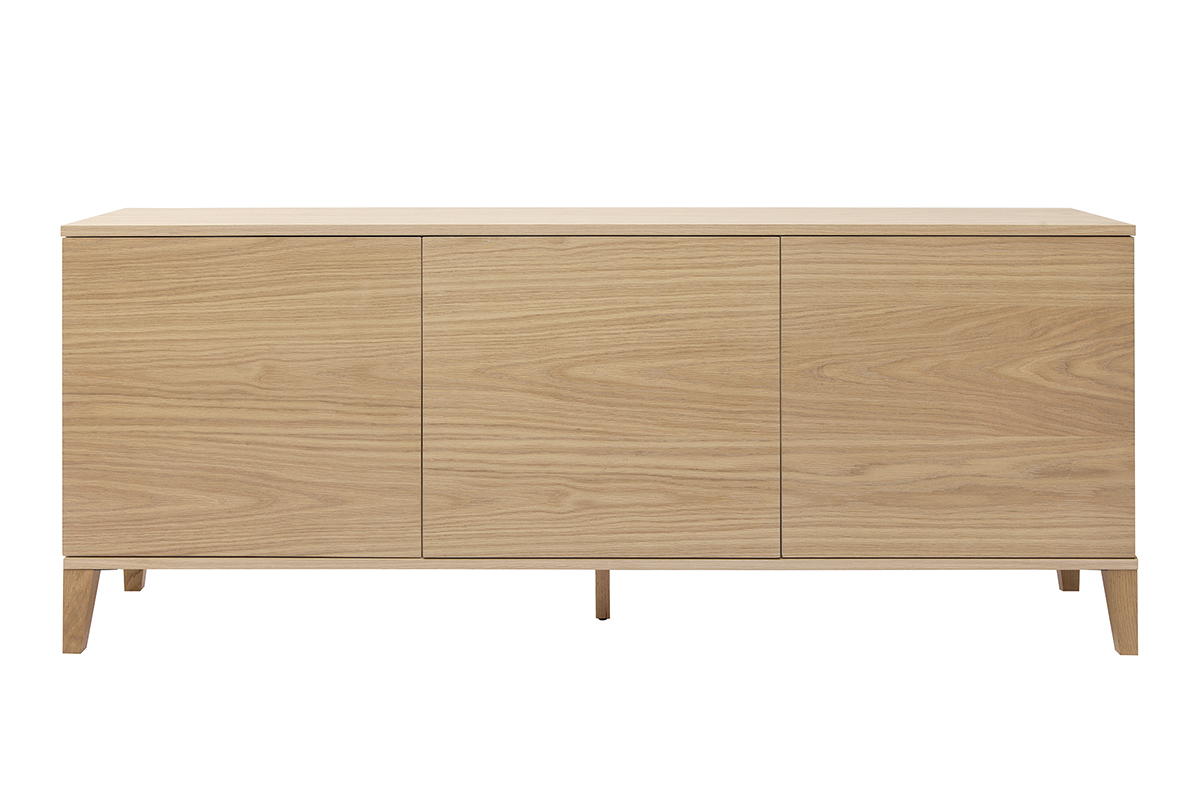 Skandinavisches Sideboard aus hellem Holz B180cm FREDDY