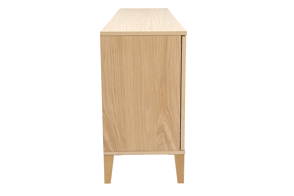 Skandinavisches Sideboard aus hellem Holz B180cm FREDDY