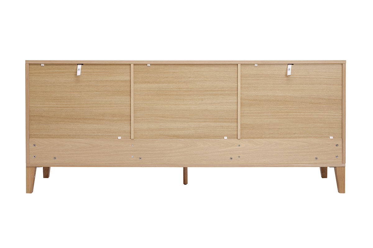 Skandinavisches Sideboard aus hellem Holz B180cm FREDDY