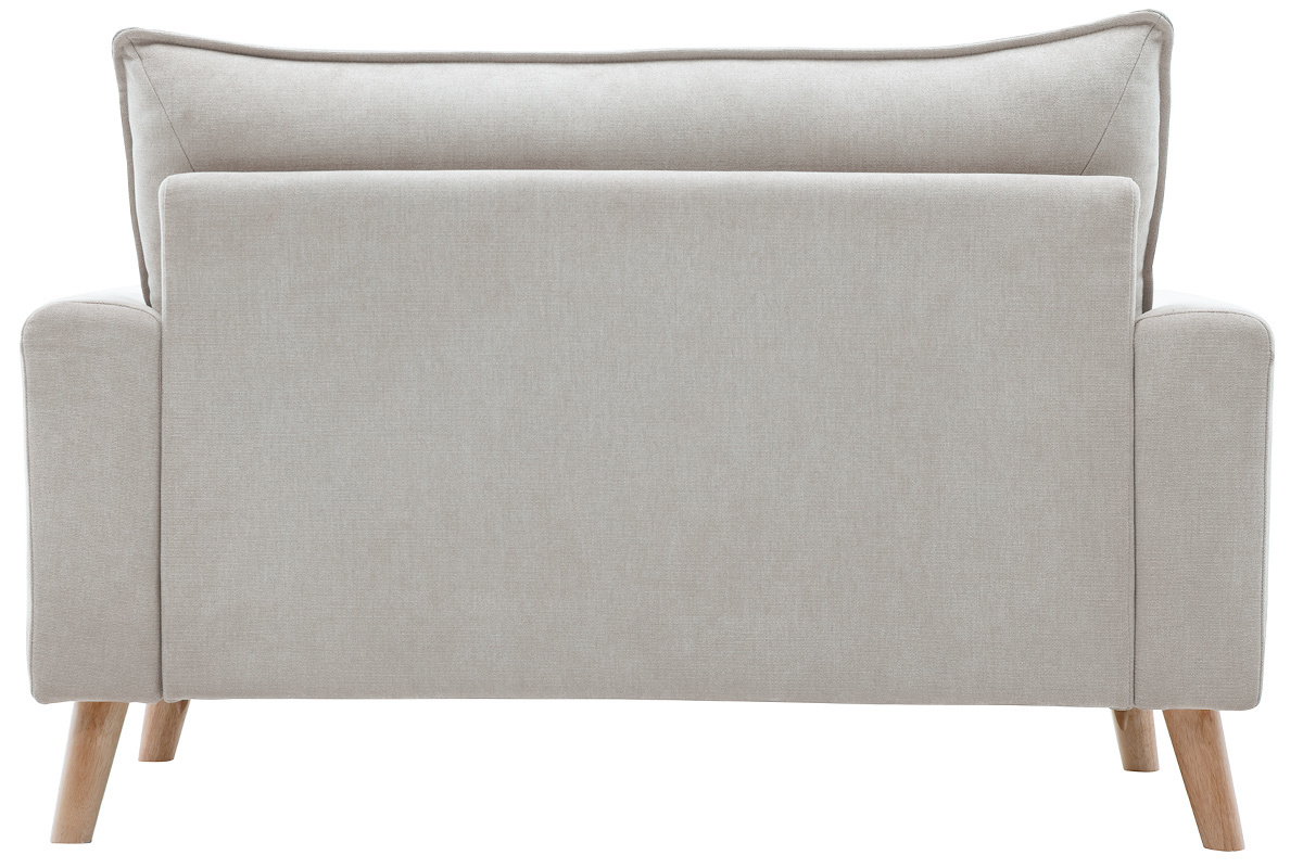 Skandinavisches Sofa 2-Sitzer in Beige CREEP