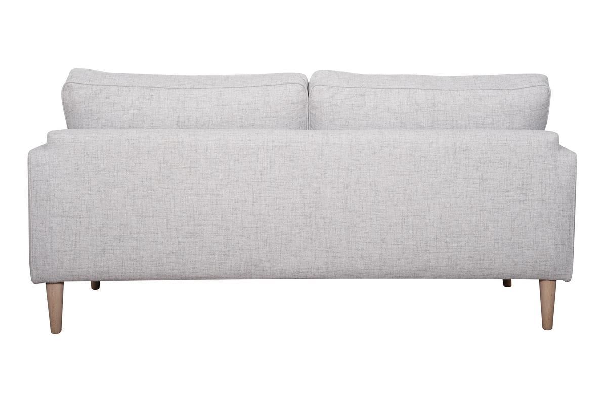 Skandinavisches Sofa 3-Sitzer hellgrau PAPEL