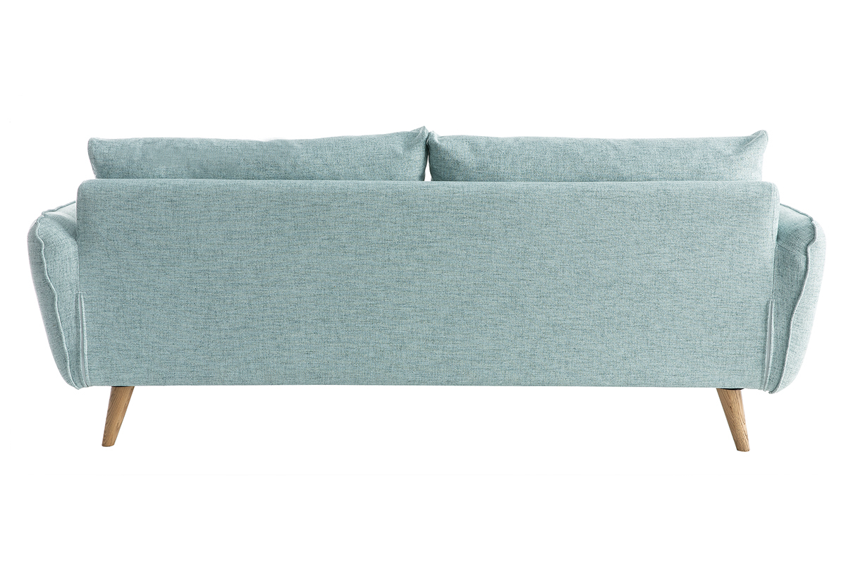 Sofa skandinavisch 3 Pltze eisblau CREEP