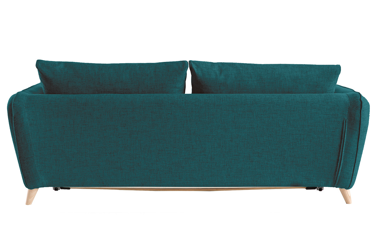 Sofa skandinavisch 3 Pltze pfauenblau CREEP