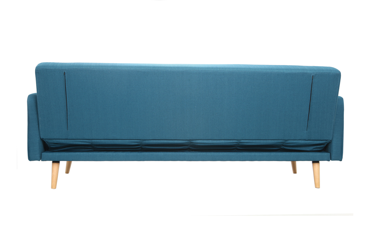 Sofa verstellbar 3 Pltze skandinavisches Design Blaugrn ULLA