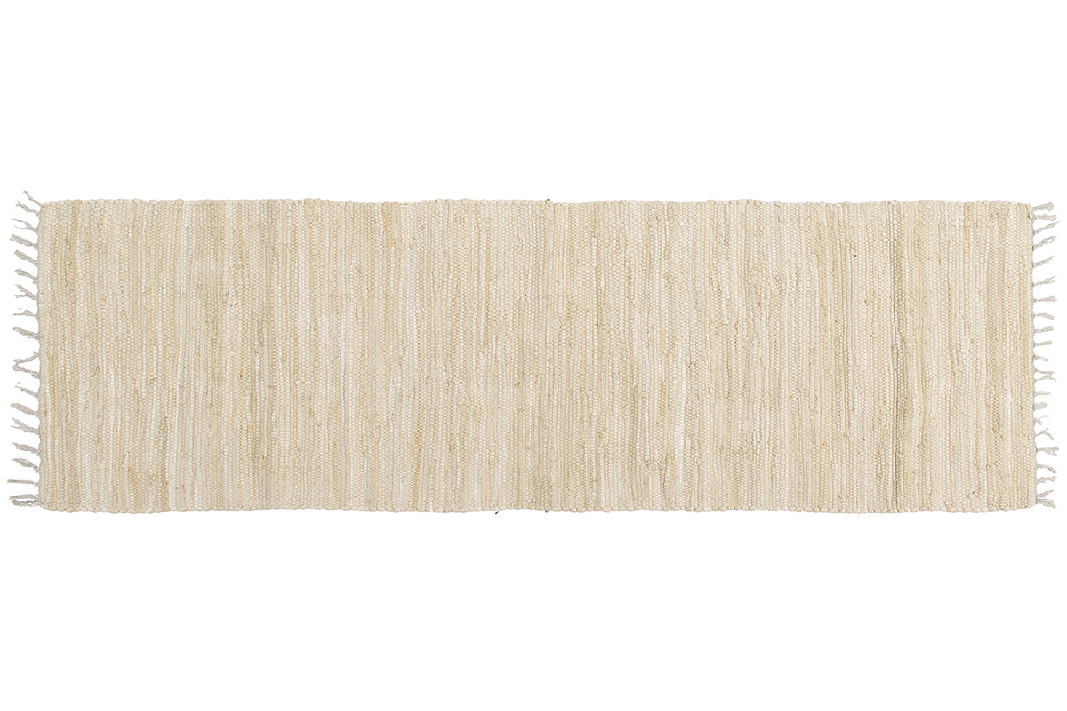 Teppich fr den Flur taupe 60 x 200 cm AUBAGNE