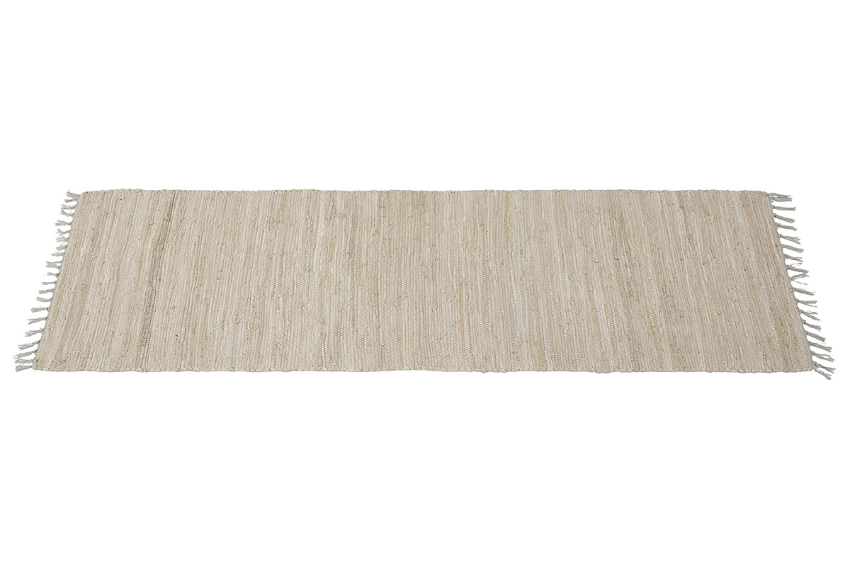 Teppich fr den Flur taupe 60 x 200 cm AUBAGNE