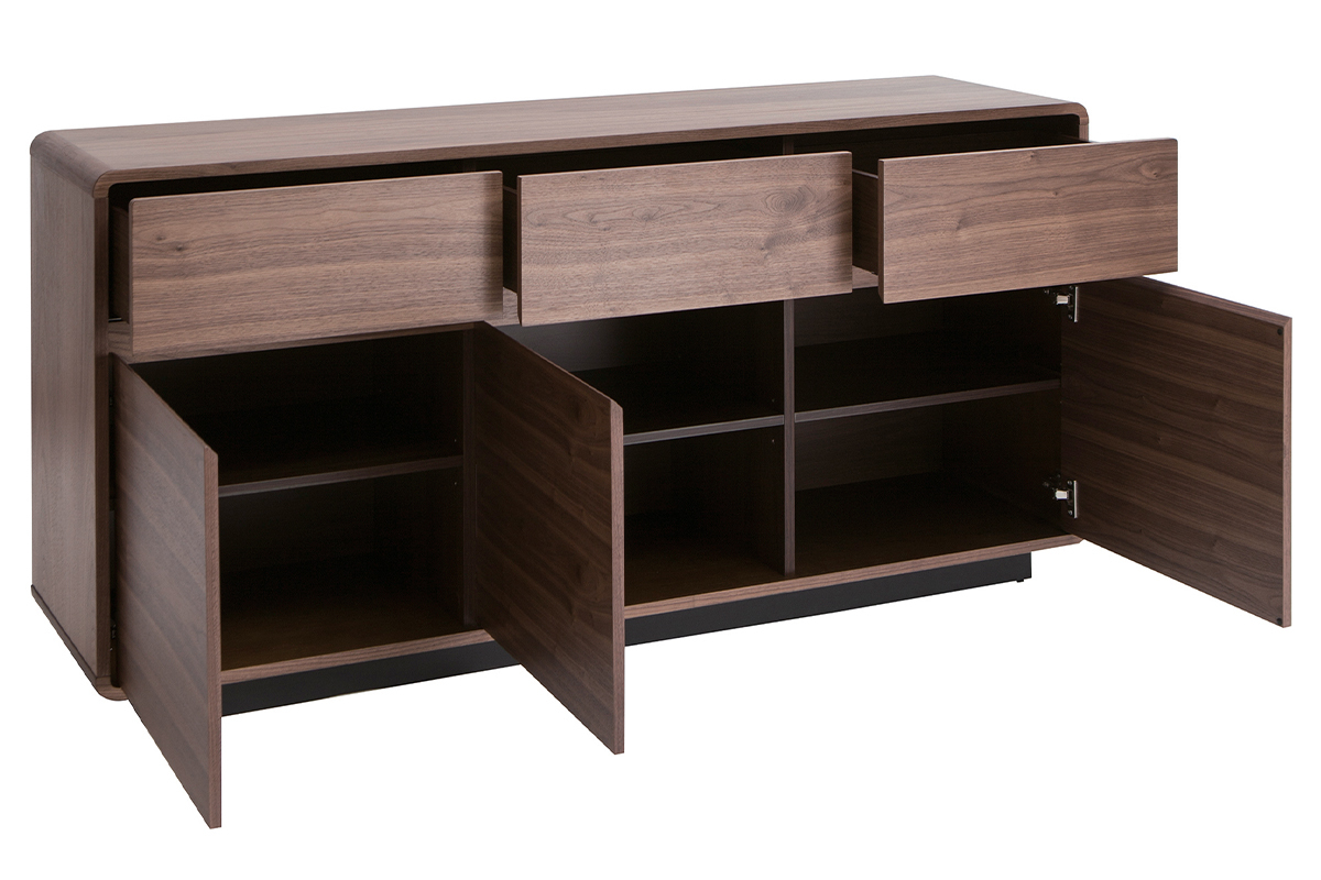 Vintage-Sideboard in Nussbaumoptik 160 cm JAKO