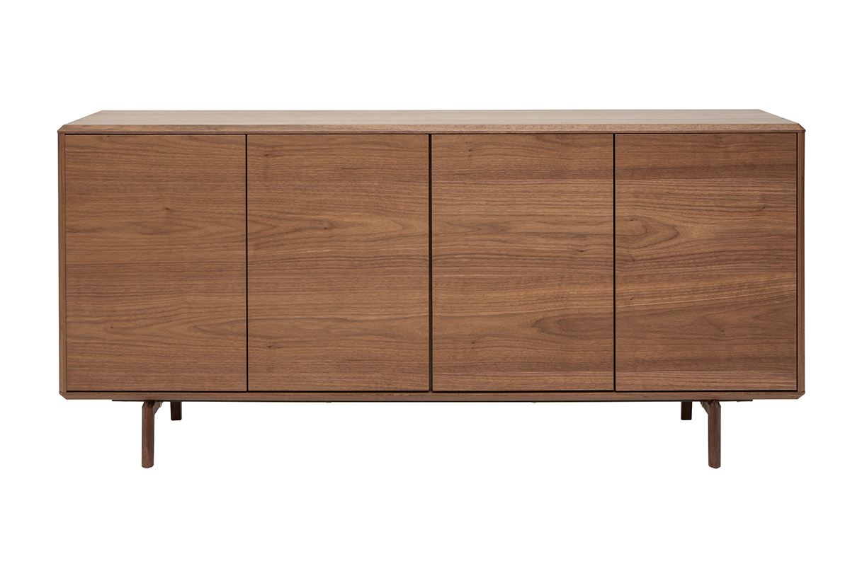 Vintage-Sideboard mit vier Tren aus dunklem Holz B160 cm SUVA